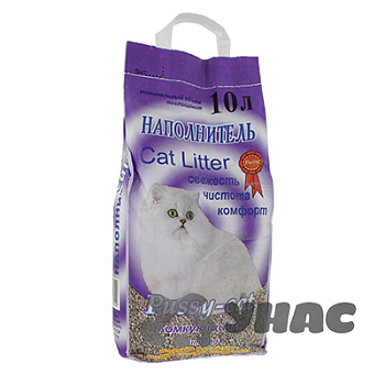 Наполнитель Pussy-cat комкующийся 10л