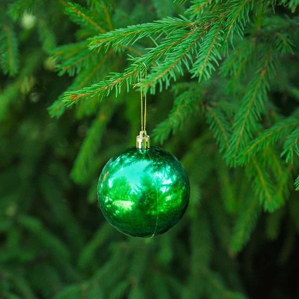 Шар JY-10 4 шт 8 см глянцевые микс (64)