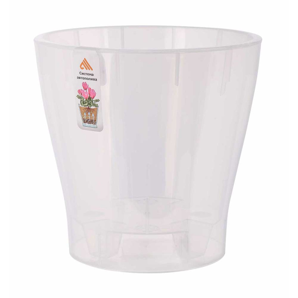 Горшок для орхидей ЛЕЯ 3,6 л прозрачный БШ7884 