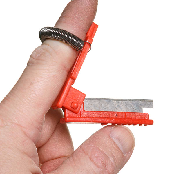 Секатор HD1047  садовый мини на палец для обрезки пасынков, листьев и стеблей различных плодовых и цветущих растений.(300)