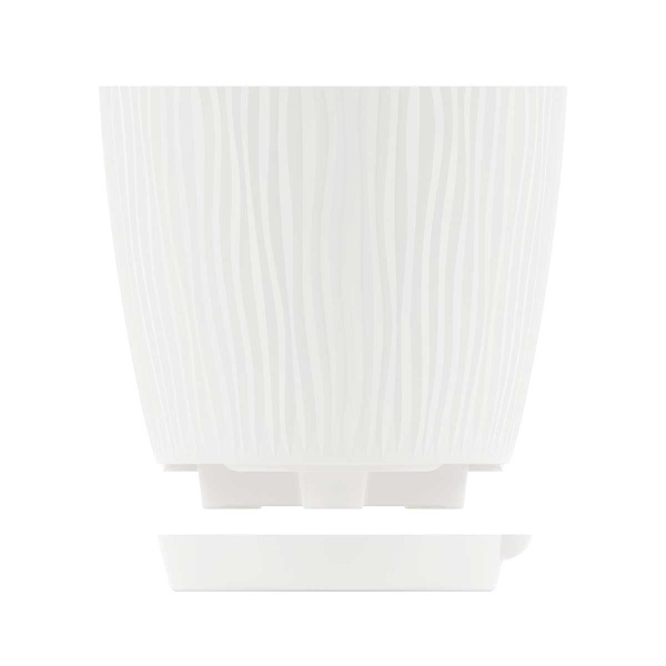 Горшок ФЛИС прикорневой полив 2 л белый БШ8441 х20 