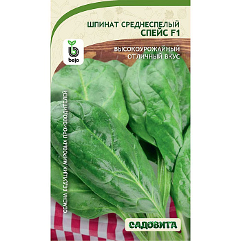 Шпинат Спейс F1 1гр Bejo/Садовита Ц