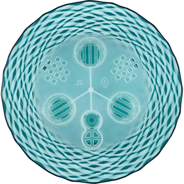 Горшок МАНХЕТТЕН 1,6 л со вставкой Изумрудная вода х20 