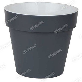 Горшок "Протея" 6 л Антрацит ПР25-12 Ливингрин (7) 