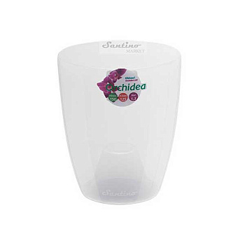 Кашпо ОРХИДЕЯ 2 л Белый Сантино х30 