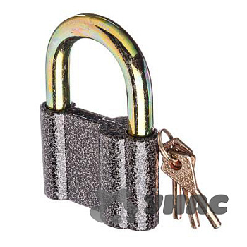 Замок навесной бронь 80"  468-008 х48