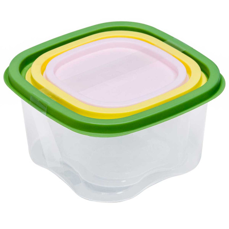 Контейнеры для заморозки и СВЧ 0,23л+0,4л+0,73л