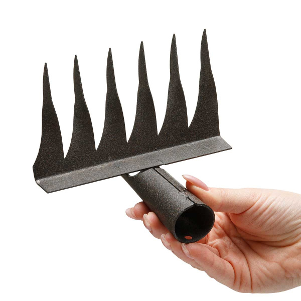 Грабли витые 6-ти зубчатые порошковый окрас б/ч