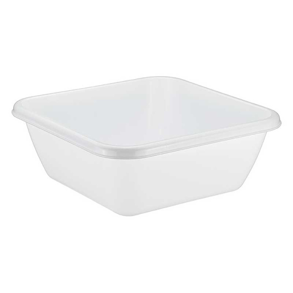 Таз квадратный 8л М2577 (20) Белый