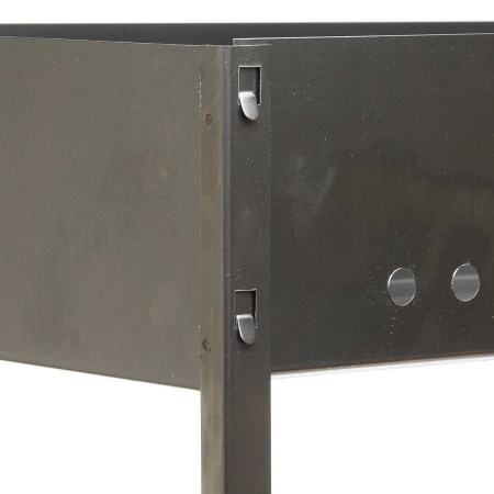 Мангал"Стандарт"500х300х500х0,5мм х8, в коробке. ООО "ТД"МЕТИЗ"