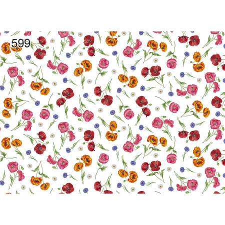 Скатерть Стиль с бейкой 135*180 599/0 Маки Тверь