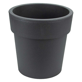Кашпо ТУБУС 250 мм 5 л Графитовый М3166 х8 