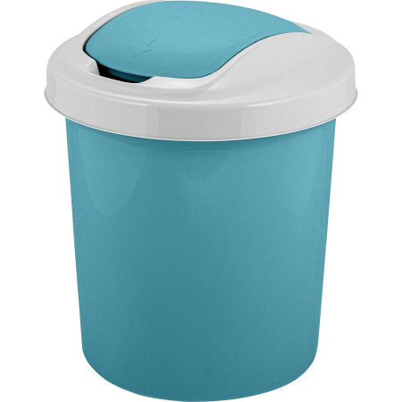 Контейнер для мусора Vogue 12 л небесный
