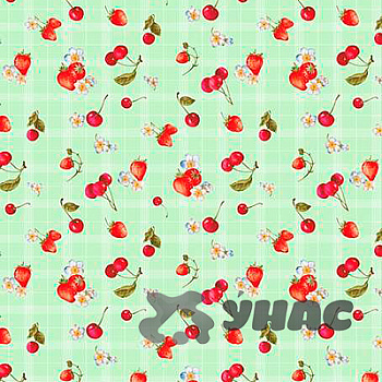 Клеенка тканая основа 125*25м 1 сорт 549/3 (вишня, зеленый) Тверь