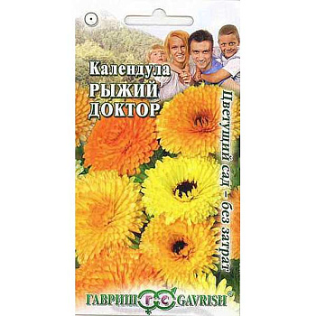 Календула Рыжий доктор (Цветущий сад-без затрат) Гавриш Ц 