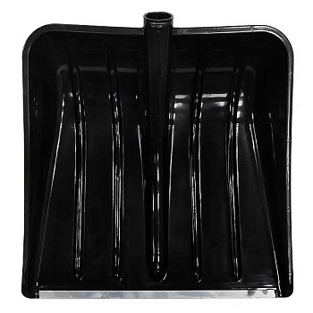 Лопата снегоуборочная пластмассовая ВЬЮГА оцинкованная планка D32 430*400/10