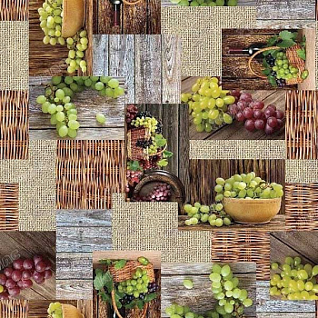 Скатерть Стиль с бейкой 135*180 537/2 Виноград Тверь