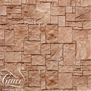 Пленка самоклеящаяся 45*8 м Грейс M212-1-45 коричневый кирпич