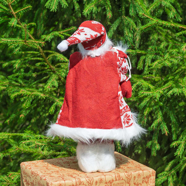 Фигура новогодняя LC252218 Дед Мороз 45 см в красной шубе (24)