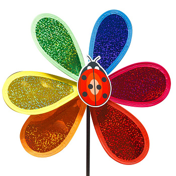 Ветряк D-30см  радуга NA1516 (300)