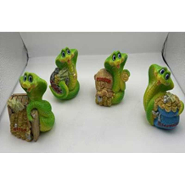 Копилка 24154 Змея с монетами 10*8*6см (144)