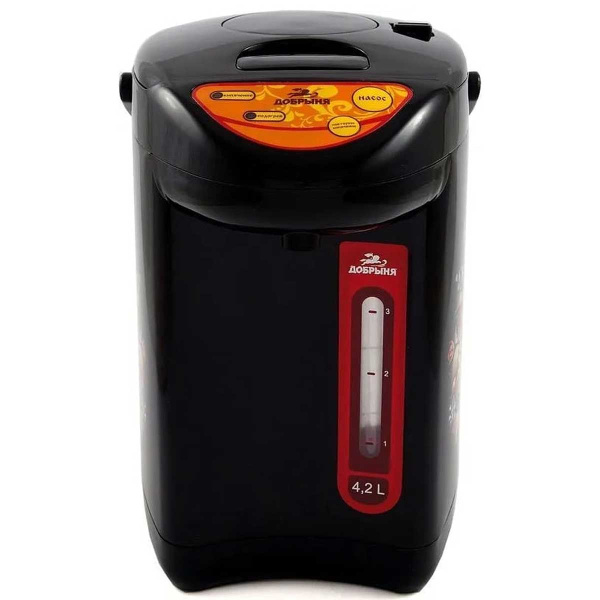 Термопот Добрыня 4 л нержавеющий DO-487 хохлома