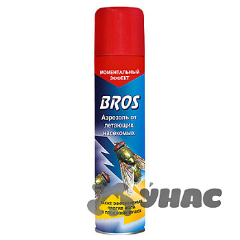 Аэрозоль от летающих 250мл BROS х12
