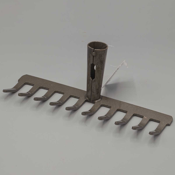 Грабли прямые 10 зубьев (131030-10) 25см h-6см САДОВИТА (24)