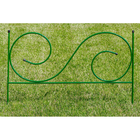 Заборчик декоративный металлический садовый №2 Рапсодия 0,92*0,59м 5секций (4 метра) САДОВИТА