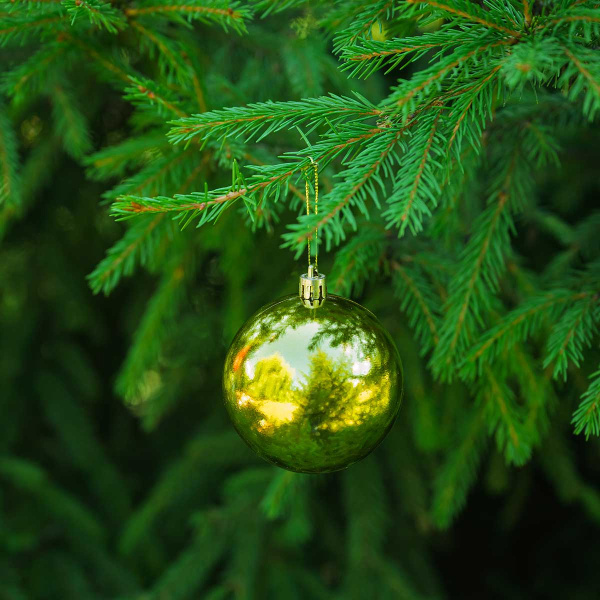 Шар JY-10 4 шт 8 см глянцевые микс (64)