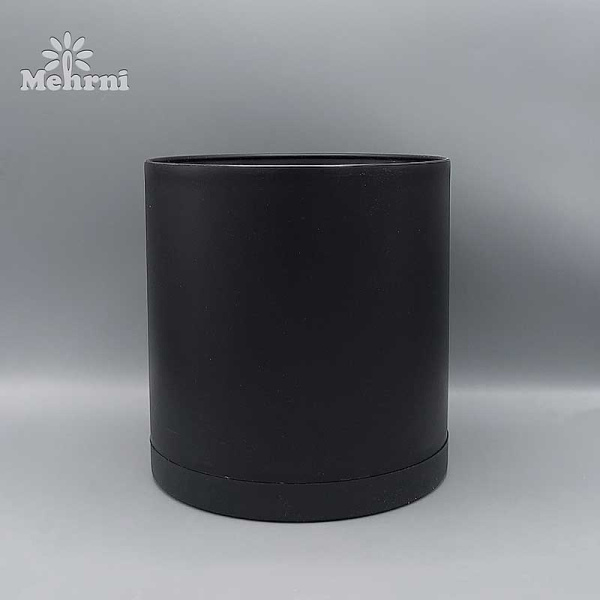 Горшок 0,50 л черный 103/10-4 х24 