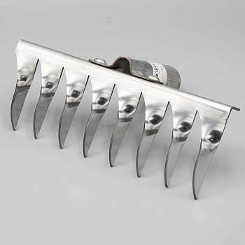 Грабли витые 8-ти зубчатые нержавеющая сталь клепанные б/ч*10