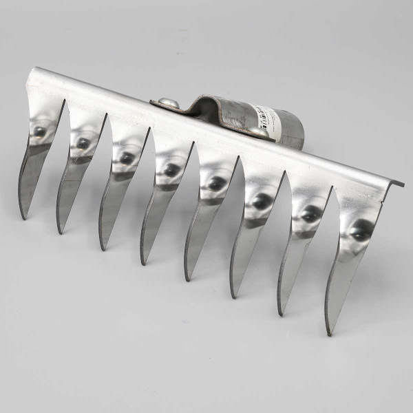 Грабли витые 8-ти зубчатые нержавеющая сталь клепанные б/ч*10