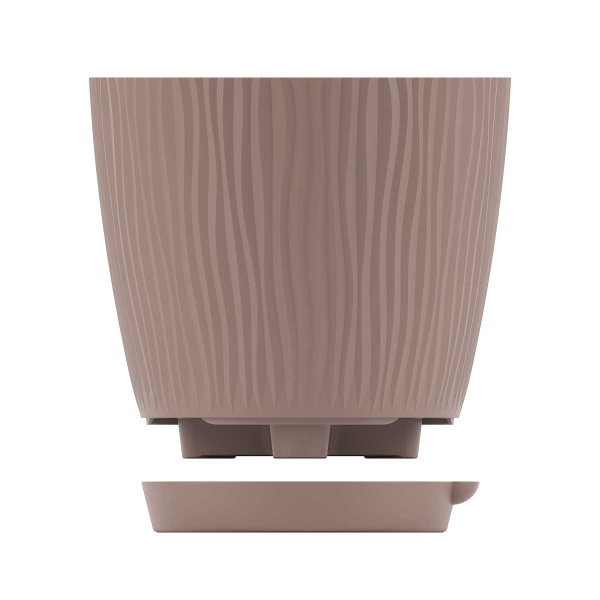 Горшок ФЛИС прикорневой полив 1,2 л какао БШ8438 х24 