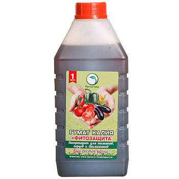 Гумат калия+Фитоспорин 1 л. (для томатов, перца) Росток Грин 