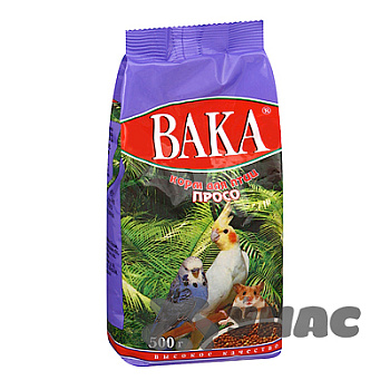 ВАКА Высокое качество Корм для птиц ПРОСО 500г 6085 х14