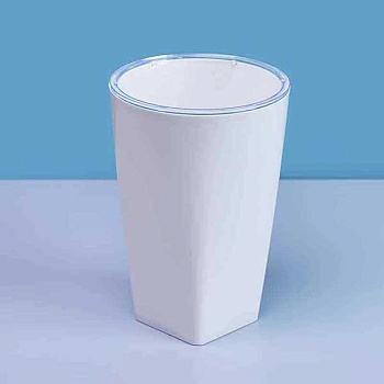 Кашпо "Грейс" d12 Белое Пласт Авеню х10 