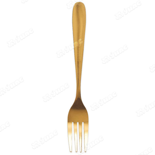 Вилка столовая золото 6шт без рисункаNA2304-2(100)