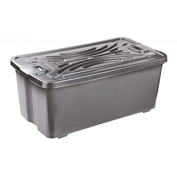 Контейнер 75л прямоугольный с крышкой БШ7359 х3