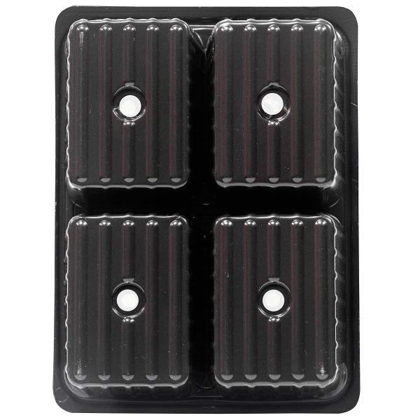 Кассета для рассады мини 4 ячейки (18*13,5*6 см) 