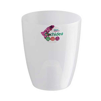 Кашпо ОРХИДЕЯ 1,3 л прозрачный Сантино 