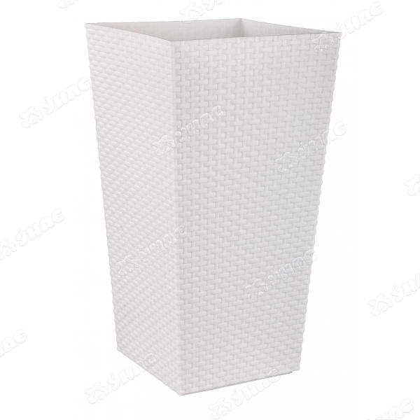 Кашпо РОТАНГ без вставки 47л Белый БШ6827х5 