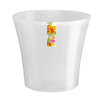 Кашпо АРТЕ 5 л Жемчуг прозрачный Сантино 