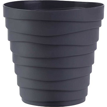 Кашпо БАРХАН 1,4л Антрацит КШ-4316 х30 