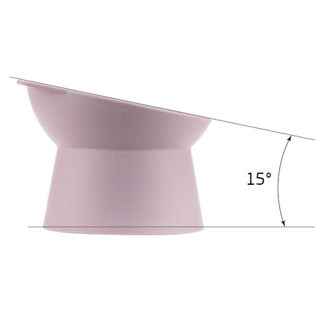 Миска для животных КОТ 0,2 л Лаванда М1806 х10