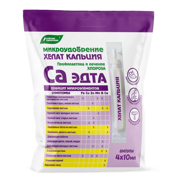 Хелат кальция (ампулы 4*10 мл) х6 