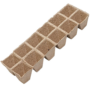 Торфяные горшочки 50*50 квадратный ГС  ц/12шт 