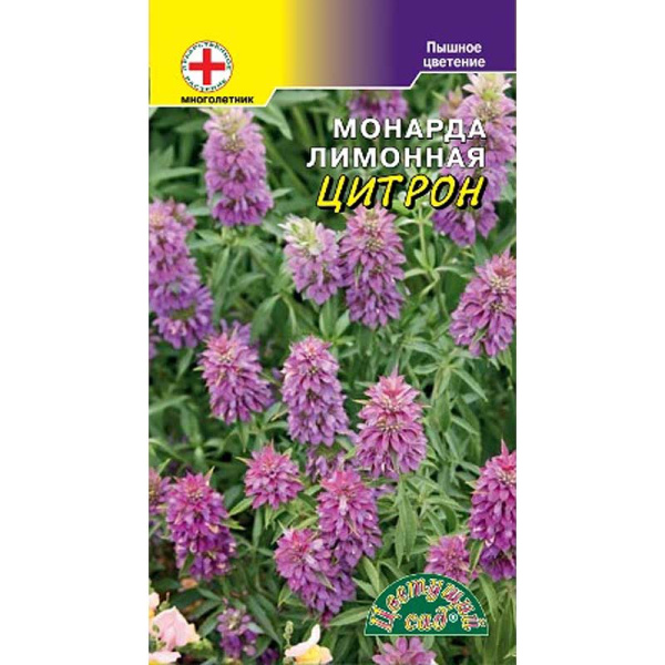 Семена Монарда Лимонная цитрон Цветущий сад Ц