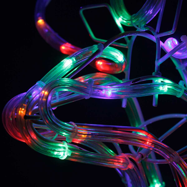 Фигурка новогод.ОЛЕНЬ дюралайт 65*60*35 YH-02 (4)