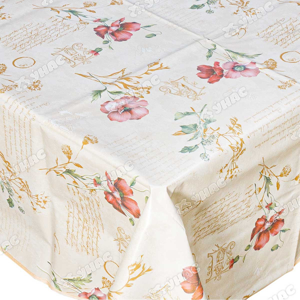 Скатерть Стиль с бейкой 135*180 540/2Цветы Тверь